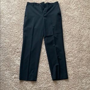 Black Stafford dress pants. Regular fit. 34 x 30